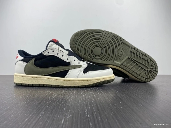 Olive x Scott Jordan Travis DZ4137-106 Air Retro Low Jordan 1 Air OG 0619